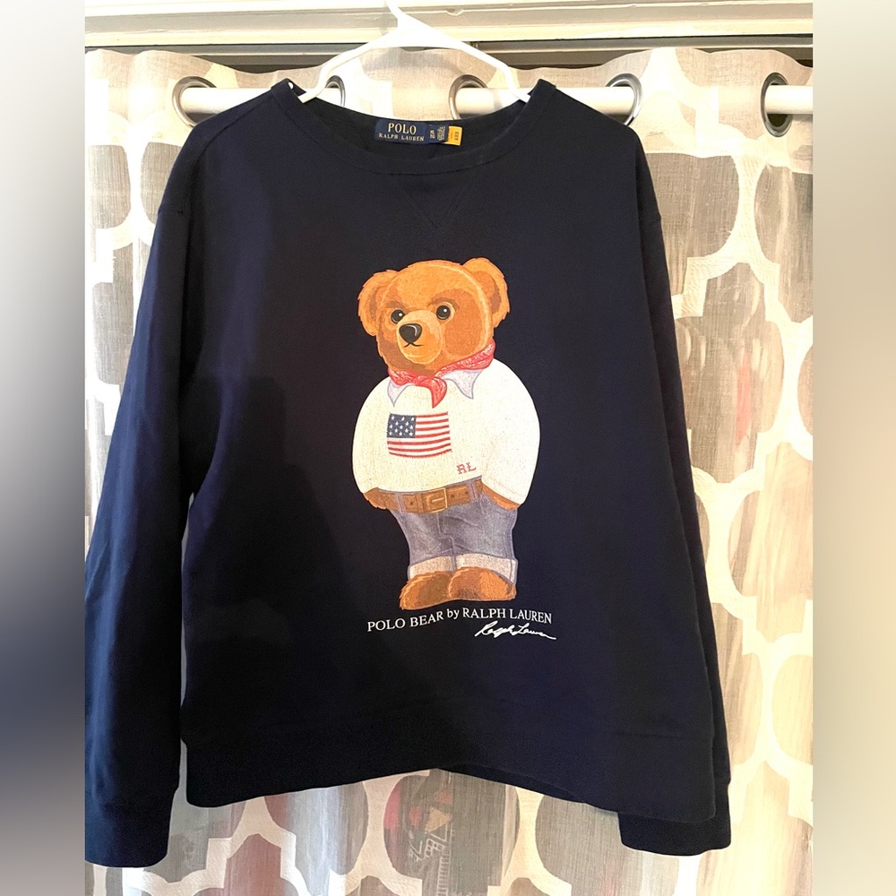 Vintage Polo Bear sweatshirt. Unique bear design!